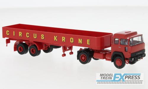 Brekina 83261 Magirus 310 D 16 Pritschen-SZ 1974, Circus Krone,