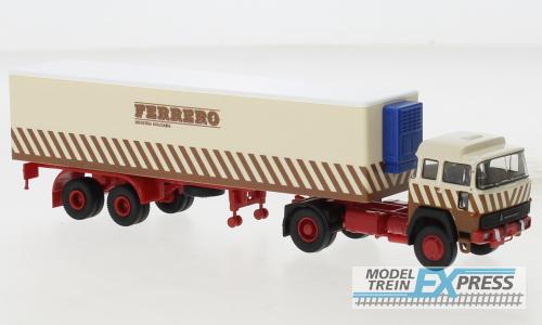 Brekina 83284 Magirus 310 D 16 Kühlkoffer-SZ 1974, Ferrero,