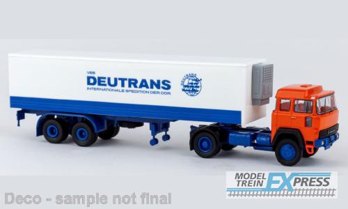 Brekina 83286 Magirus 310 D 16 Kühlkoffer-SZ 1974, Deutrans,