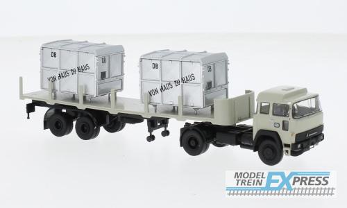 Brekina 83288 Magirus 310 D16 Rungensattelzug mit Ladegut