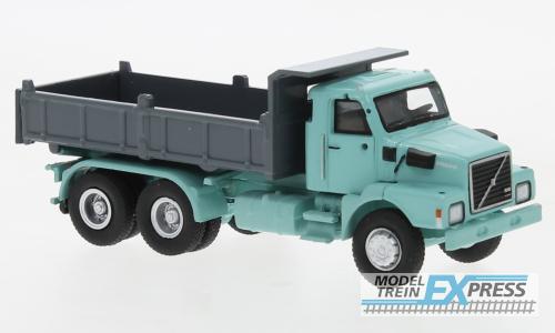 Brekina 85655 Volvo N 10 Kipper helltürkis, grau, 1980,