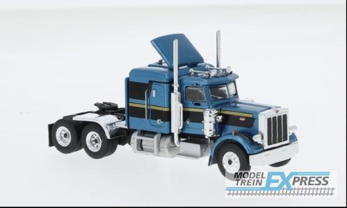 Brekina 85718 Peterbilt 359 Zugmaschine blau/schwarz