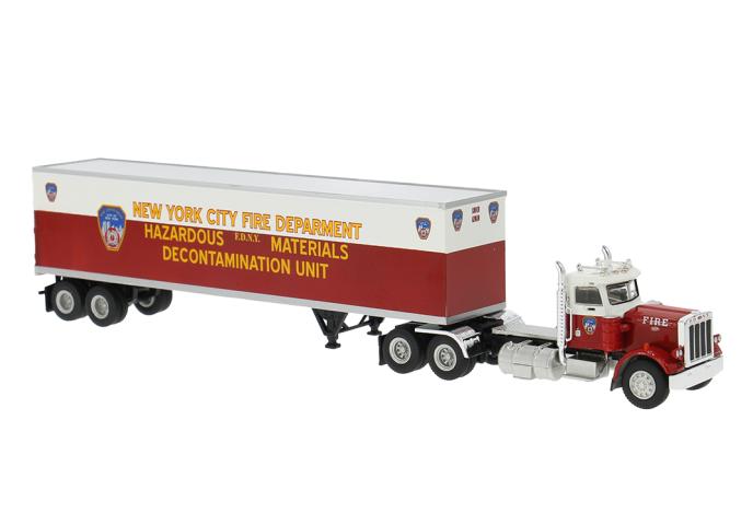 Brekina 85721 Peterbilt 359 Ko-SZ, 1973, FDNY, 1:87