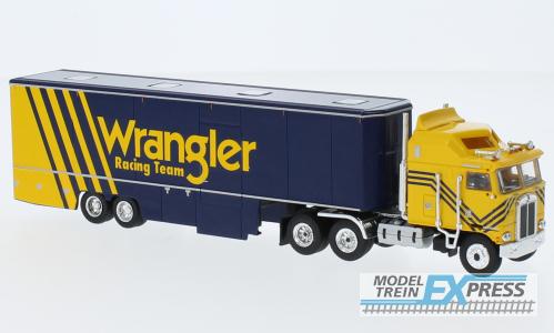 Brekina 85737 Kenworth K 100 Aerodyne Renntransport-SZ 1980, Wrangler Racing,