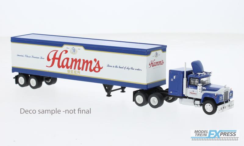 Brekina 85811 Mack RS700 Koffersattel "Hamm?s"