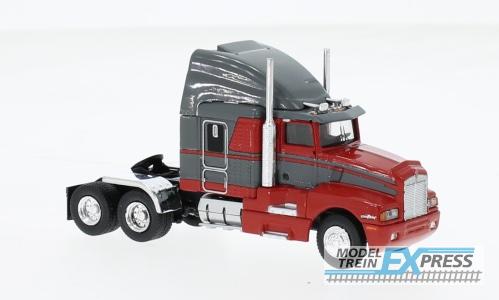 Brekina 85933 Kenworth T 600 grau/rot