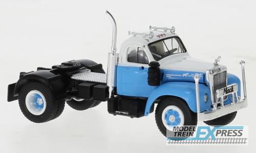 Brekina 85976 Mack B 61 weiss, hellblau, 1953,