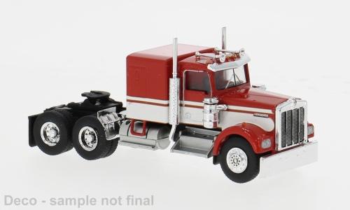 Brekina 86251 Kenworth W900 Sattelzugmaschine, rot/weiß