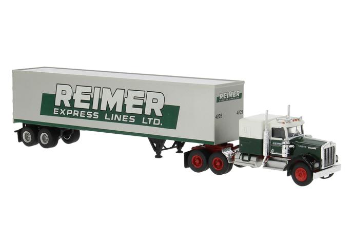 Brekina 86258 Kenworth W900 Koffersattelzug "Reimers"