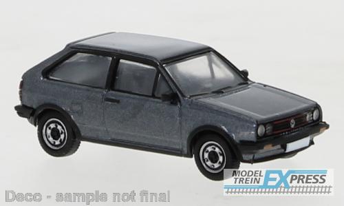 Brekina 870201 VW Polo II Coupe metallic grau, 1985,