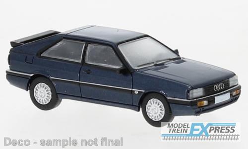 Brekina 870270 Audi Coupe metallic dunkelblau, 1985,