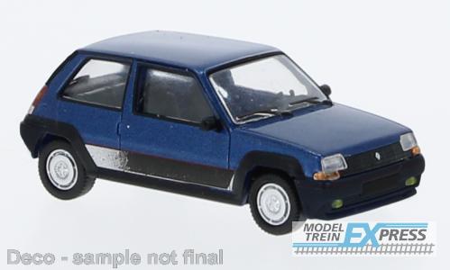 Brekina 870297 Renault 5 GT Turbo metallic blau, 1985,
