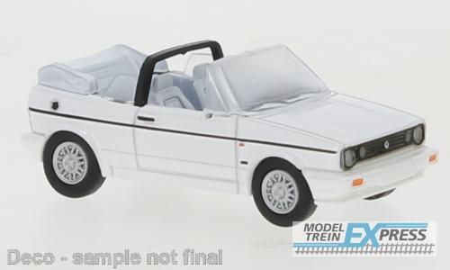 Brekina 870308 VW Golf I Cabriolet weiss, 1991,