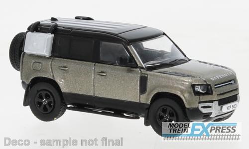 Brekina 870390 Land Rover Defender 110 metallic dunkelbeige, 2020,