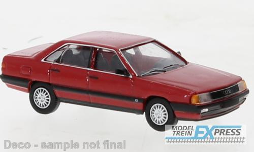 Brekina 870437 Audi 100 (C3) rot, 1982,