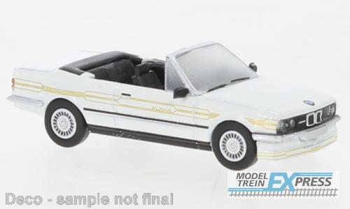 Brekina 870447 BMW Alpina C2 2,7 Cabriolet weiss, Dekor, 1986,