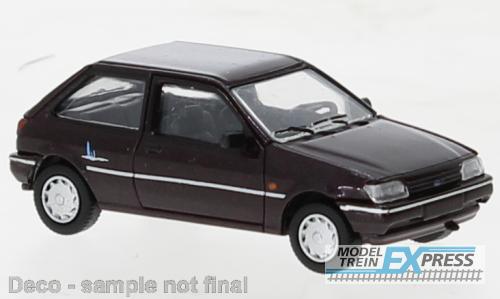 Brekina 870463 Ford Fiesta MK III Chianti metallic dunkelviolett, 1993,