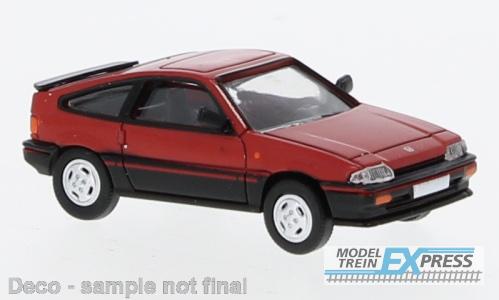 Brekina 870468 Honda CRX 1983, rot/schwarz