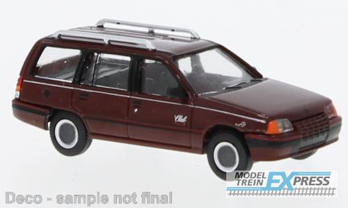 Brekina 870499 Opel Kadett E Caravan 1985, dunkelrot metallic