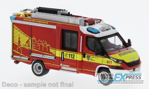 Brekina 870549 Iveco Magirus Daily MLF 2021, Feuerwehr Burghausen,