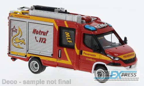 Brekina 870550 Iveco Magirus Daily MLF 2021, Feuerwehr Leonberg,