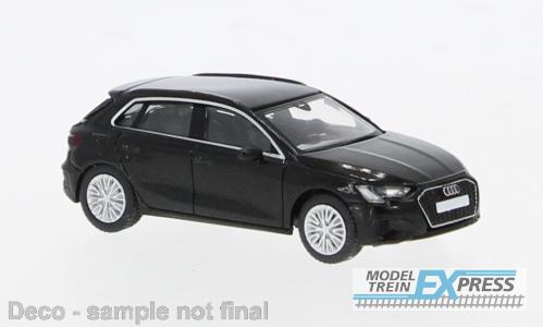 Brekina 870559 Audi A3 (8Y) 2022, schwarz metallic