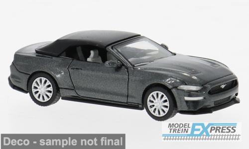 Brekina 870567 Ford Mustang VI Cabriolet, dunkelgrau, 2020