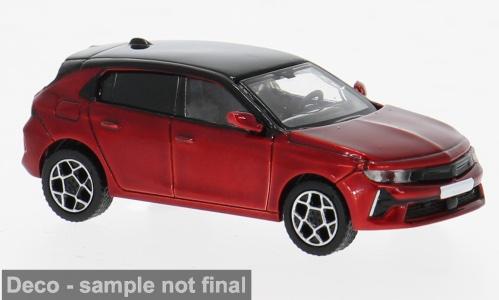 Brekina 870588 Opel Astra L 2021, dunkelrot/schwarz (metallic)