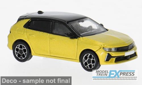 Brekina 870591 Opel Astra L 2021, gelb/schwarz (metallic)