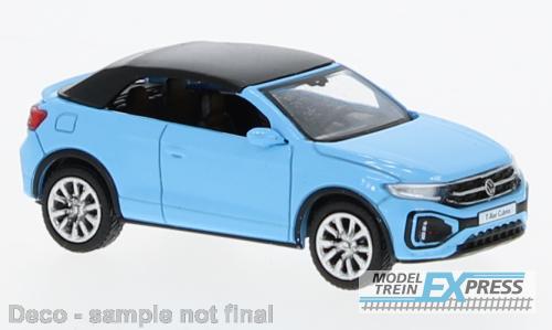 Brekina 870600 VW T-Roc Cabriolet geschlossen hellblau, 2022,