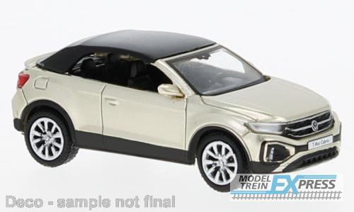 Brekina 870602 VW T-Roc Cabriolet geschlossen metallic beige, 2022,