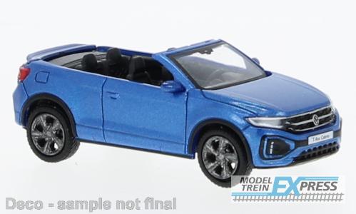Brekina 870603 VW T-Roc Cabriolet metallic blau, 2022,