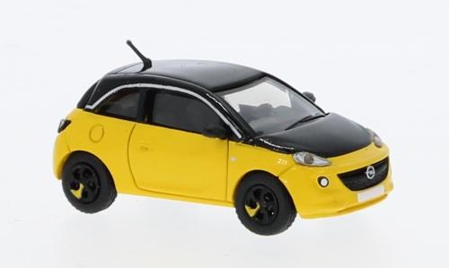 Brekina 870618 Opel Adam, gelb/schwarz, 2013