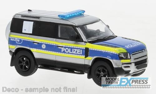 Brekina 870619 Land Rover Defender 110 2020, Polizei Hessen,