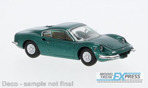 Brekina 870635 Ferrari Dino 246 GT metallic grün, 1969,