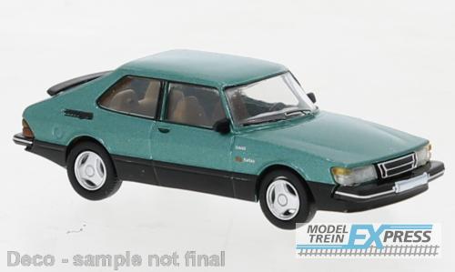 Brekina 870649 Saab 900 Turbo metallic grün, 1986,
