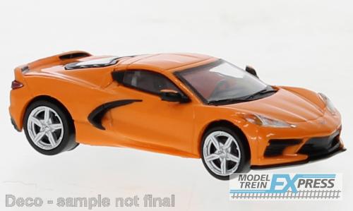 Brekina 870675 Chevrolet Corvette (C8) Stingray orange, 2020,