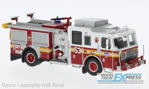 Brekina 870681 Seagrave Marauder II Engine 53 (Upper East Side) 2012, FDNY - Manhattan,