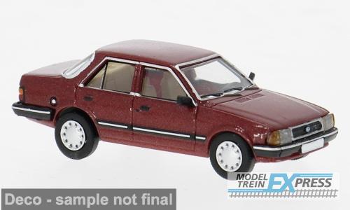 Brekina 870726 Ford Orion MK I, dunkelrot metallic, 1984