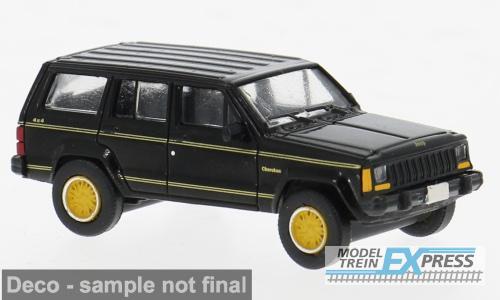Brekina 870728 Jeep Cherokee, schwarz, 1984