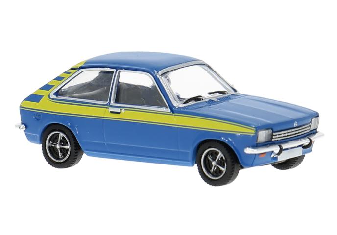 Brekina 870774 Opel Kadett C City Cityjet, dunkelblau, 1975