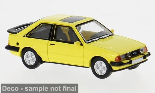 Brekina 870788 Ford Escort MK III XR3i, gelb, 1982