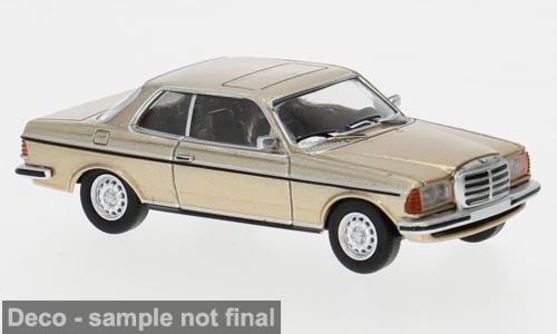 Brekina 870797 Mercedes C123 Coupe, gold, 1977