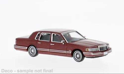 Brekina 870909 Lincoln Town Car, dunkelrot, 1991