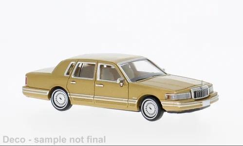 Brekina 870911 Lincoln Town Car, gold, 1991