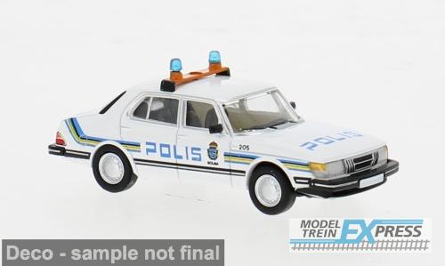 Brekina 871147 Saab 900 Limousine Polis (S)