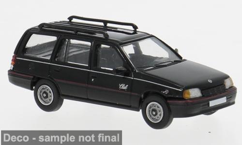 Brekina 871458 Opel Kadett E Caravan, schwarz, 1989
