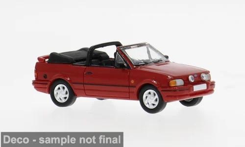 Brekina 871579 Ford Escort MK IV Cabriolet, rot, 1986