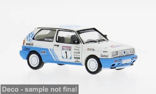 Brekina 871596 VW Rallye Golf, Hunsrück Rallye, 1991, #1, E.Weber/M.Hiemer