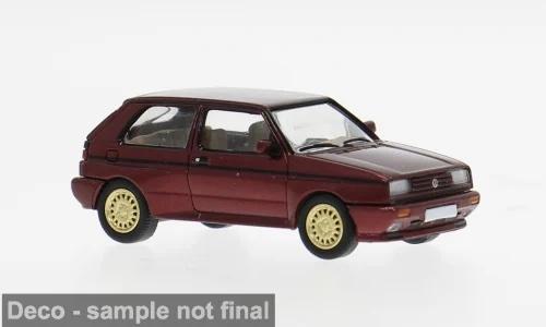 Brekina 871597 VW Rallye Golf, dunkelrot, 1989